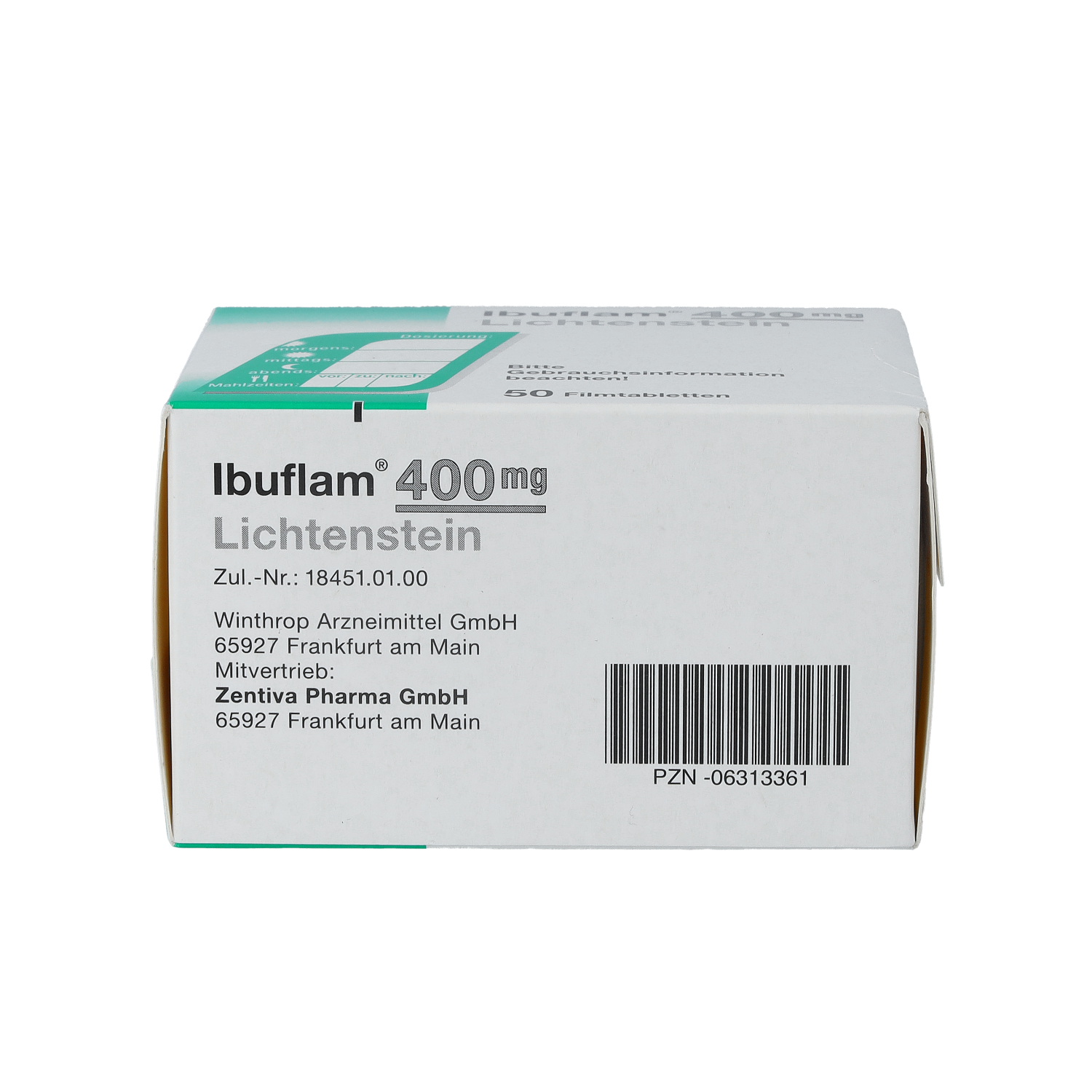 IBUFLAM 400 mg Lichtenstein Filmtabletten