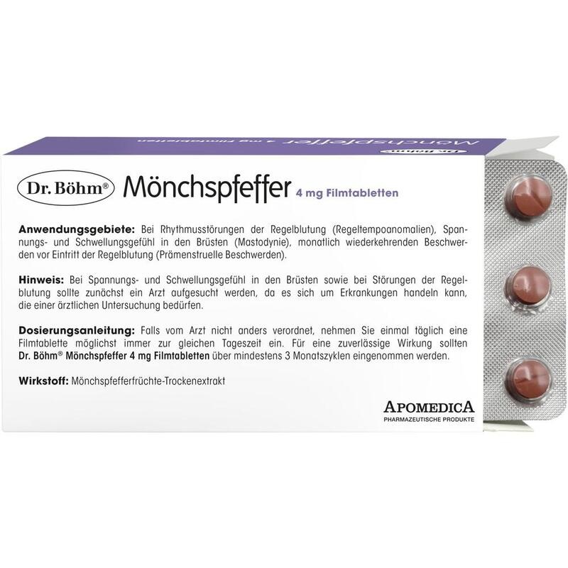 DR.BÖHM Mönchspfeffer 4 mg Filmtabletten