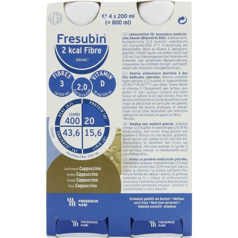 FRESUBIN 2 kcal Fibre DRINK Cappuccino Trinkfl.