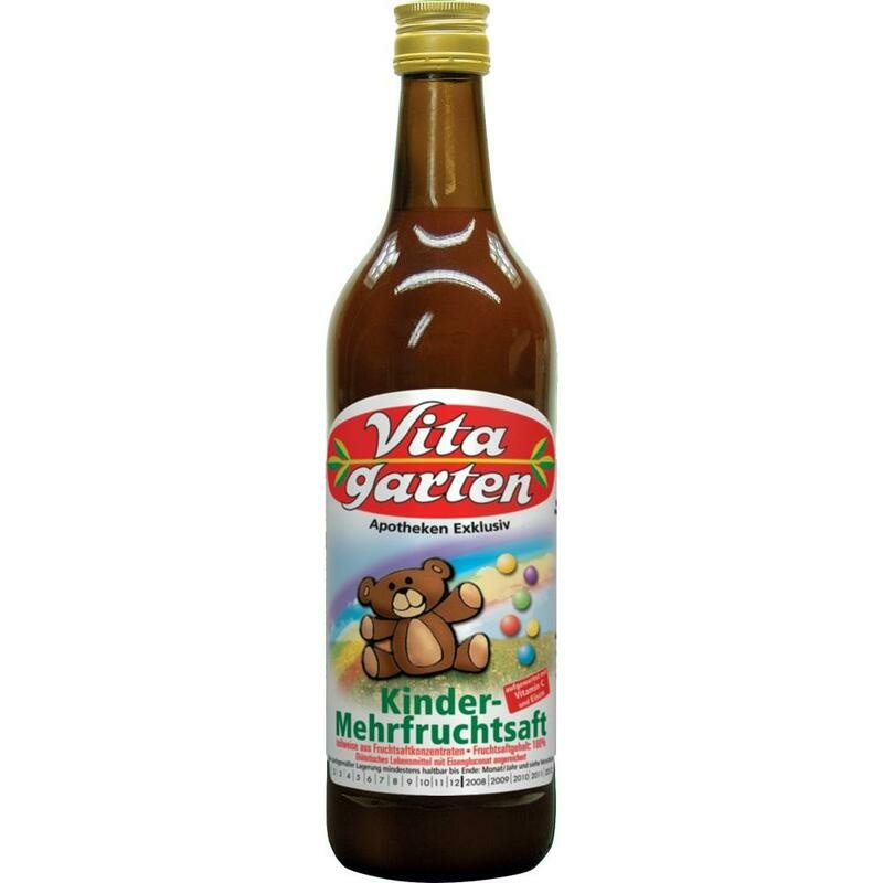 VITAGARTEN Kinder Mehrfrucht Saft
