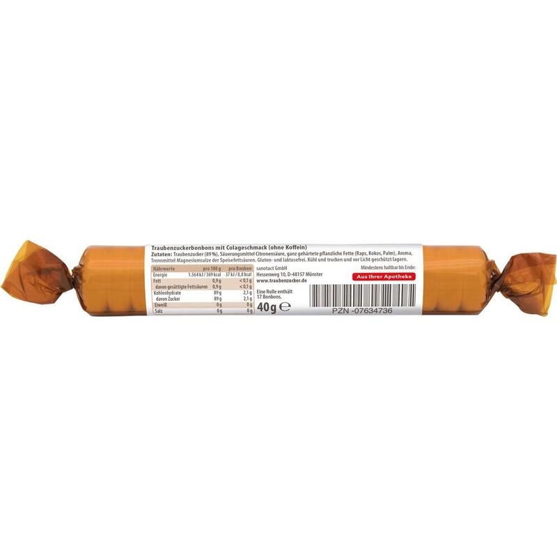INTACT Traubenzucker Rolle Cola