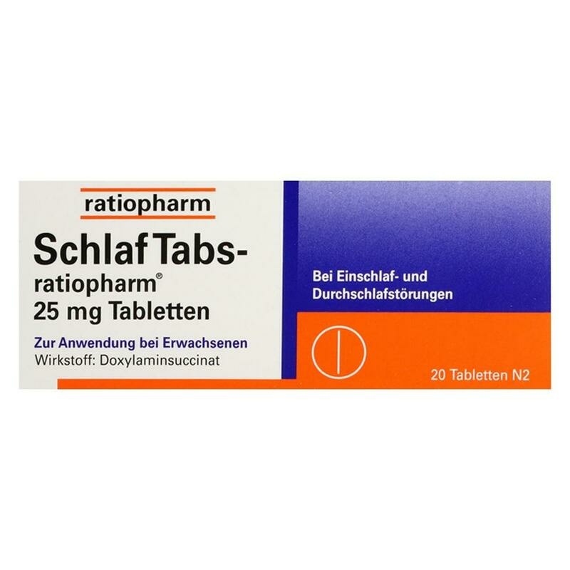 SCHLAF TABS-ratiopharm 25 mg Tabletten