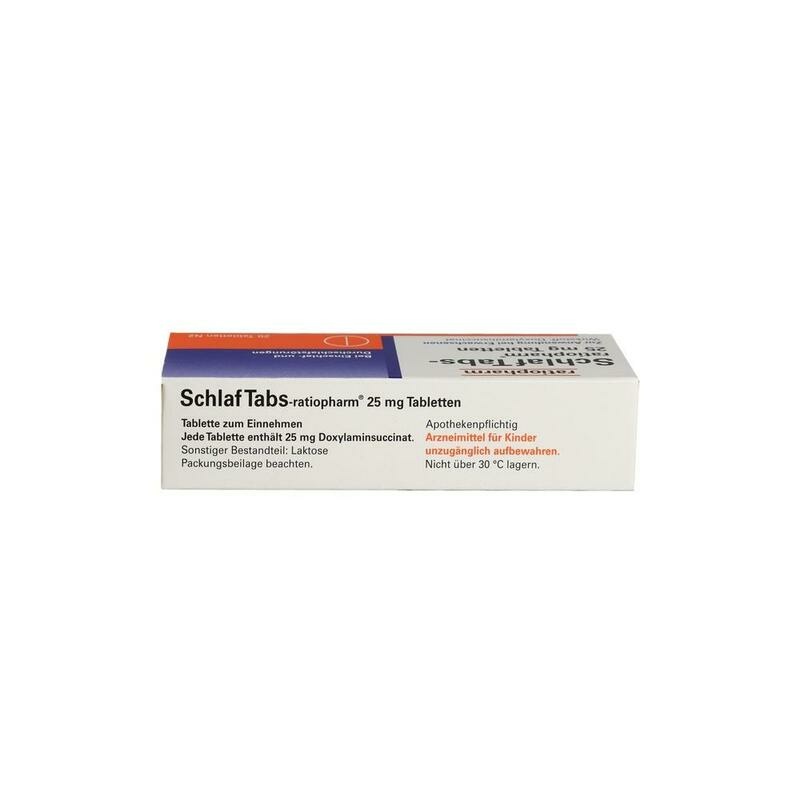 SCHLAF TABS-ratiopharm 25 mg Tabletten
