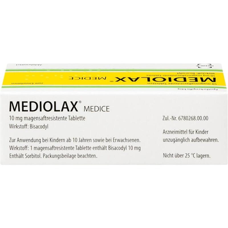 MEDIOLAX Medice magensaftresistente Tabletten