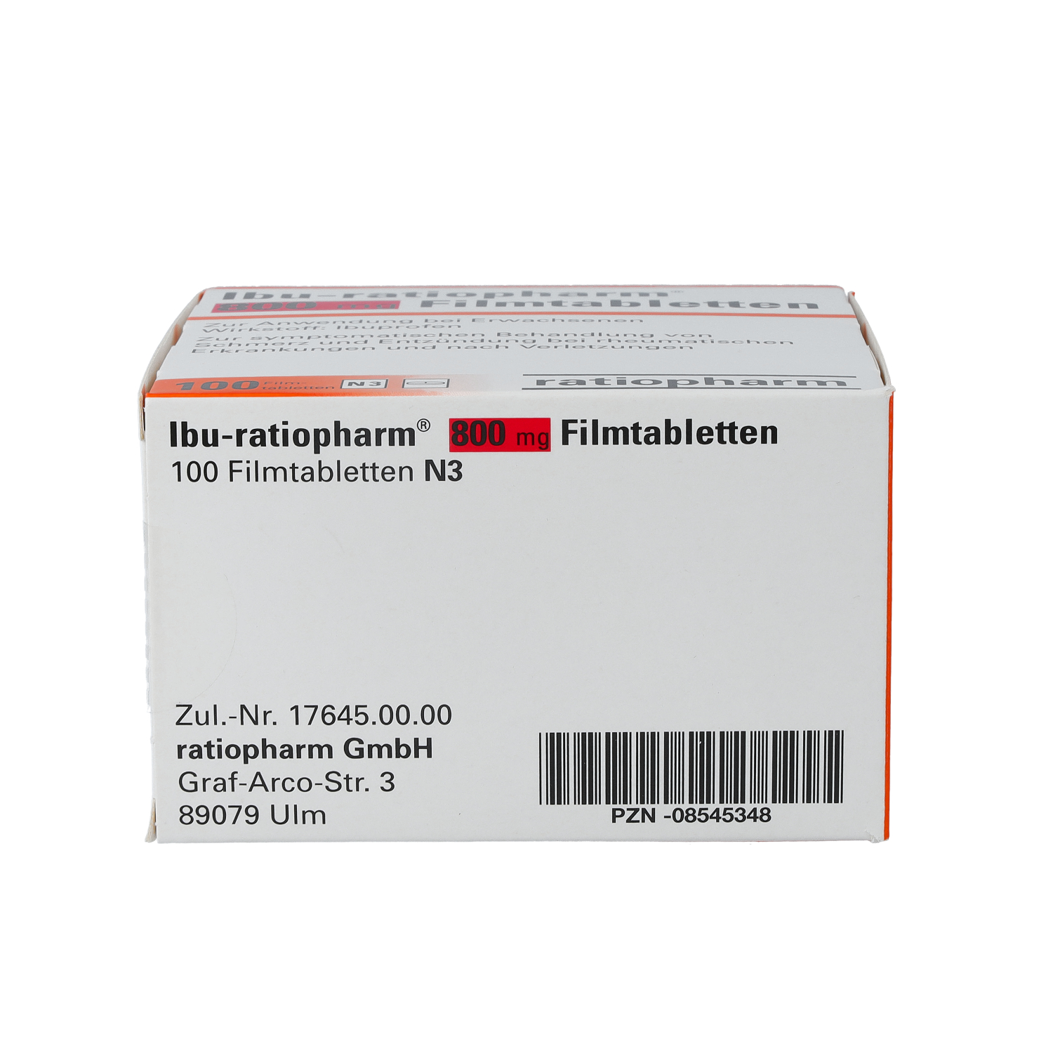 IBU-RATIOPHARM 800 mg Filmtabletten