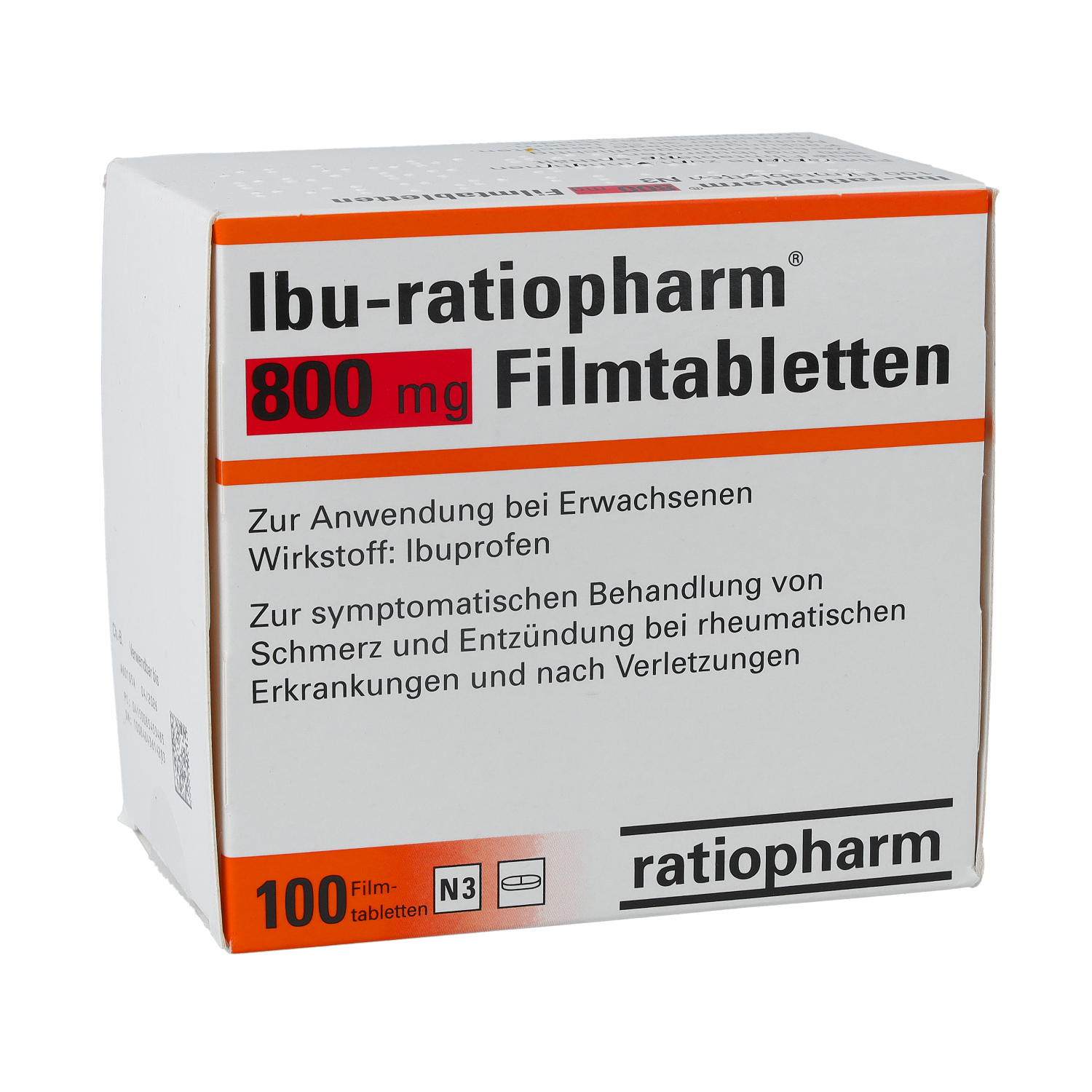 IBU-RATIOPHARM 800 mg Filmtabletten