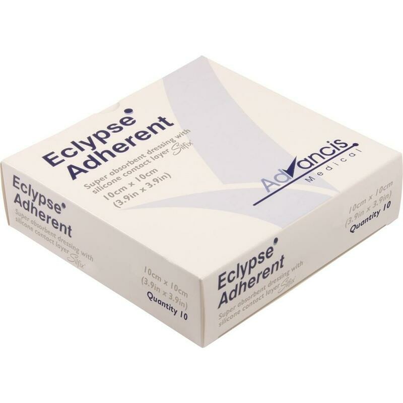ECLYPSE Adherent 10x10 cm Silik.Superabsorber