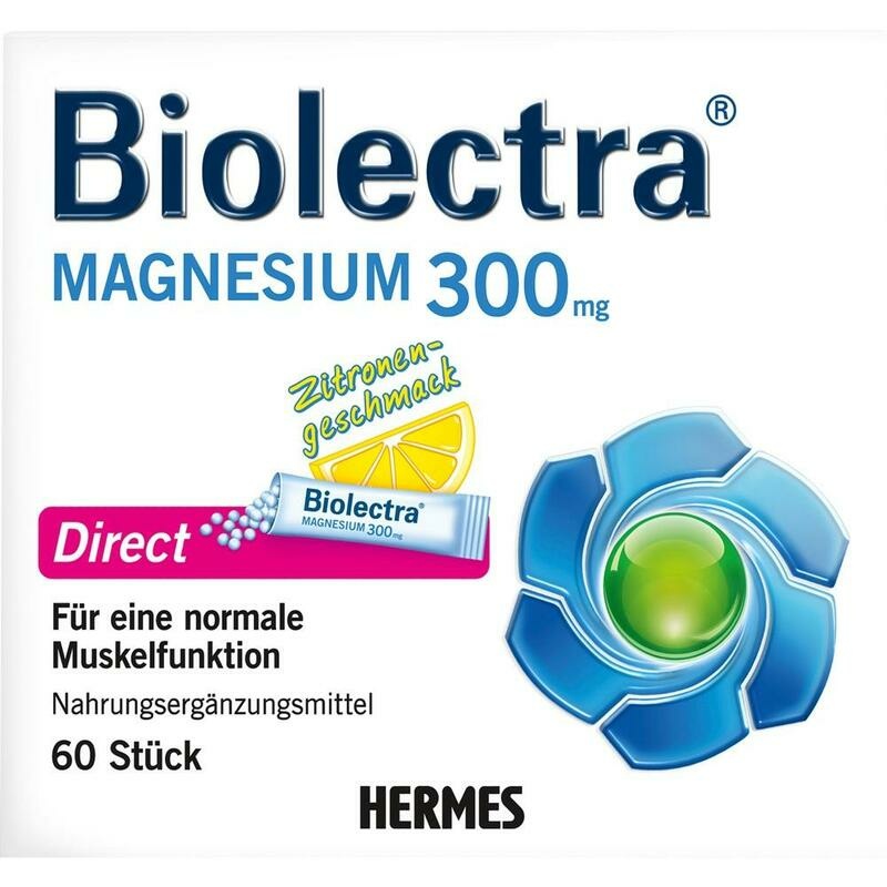 BIOLECTRA Magnesium 300 mg Direct Zitrone Sticks