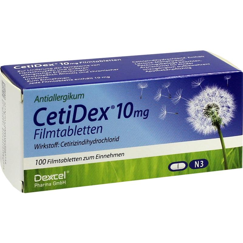 CETIDEX 10 mg Filmtabletten