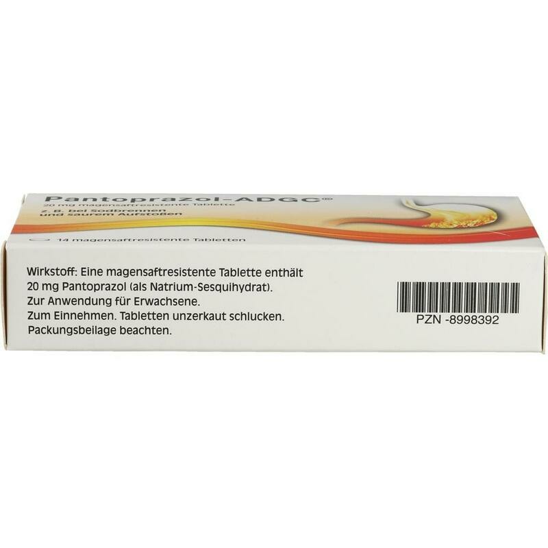 PANTOPRAZOL ADGC 20 mg magensaftres.Tabletten