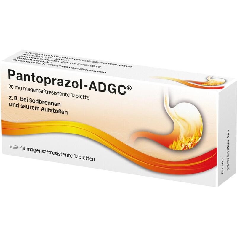 PANTOPRAZOL ADGC 20 mg magensaftres.Tabletten