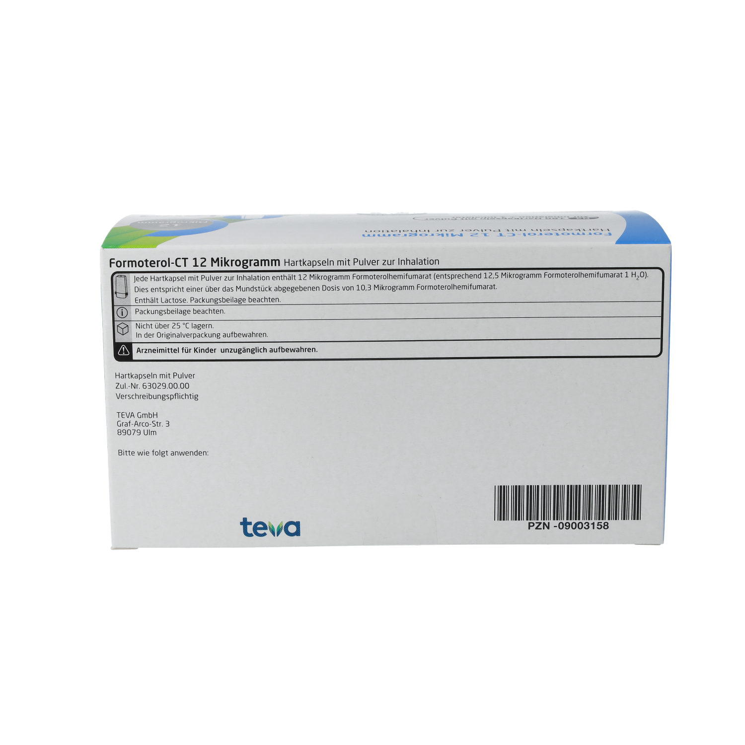 FORMOTEROL-CT 12 Mikrogramm Hartkps.m.Plv.z.Inhal.