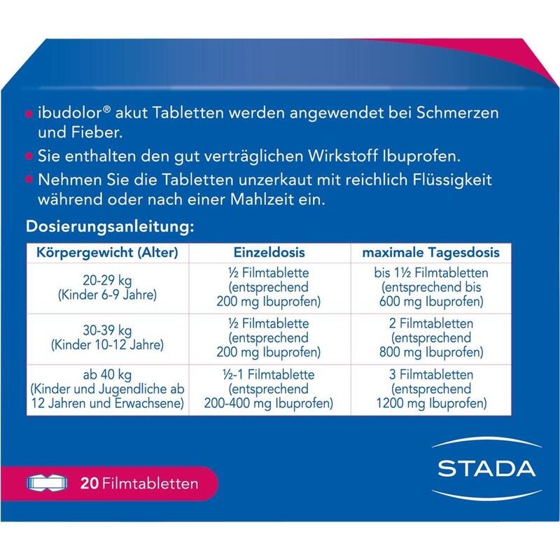 IBUDOLOR akut 400 mg Filmtabletten