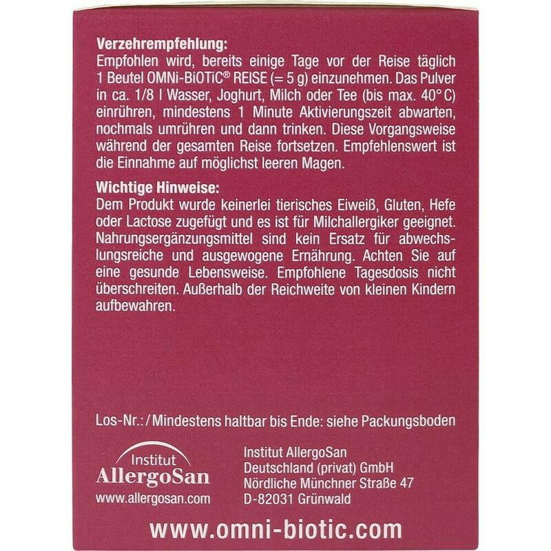 OMNI BiOTiC REISE Pulver Beutel