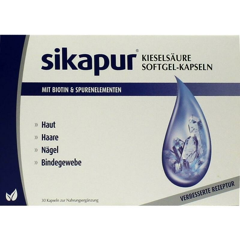 SIKAPUR Kieselsäure Softgel-Kapseln mit Biotin