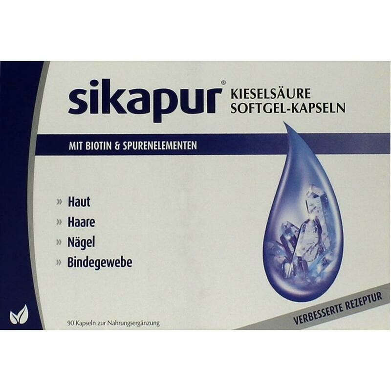 SIKAPUR Kieselsäure Softgel-Kapseln mit Biotin
