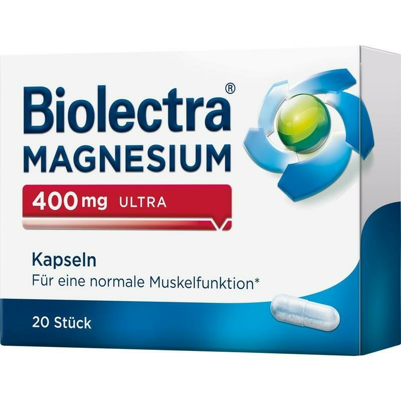 BIOLECTRA Magnesium 400 mg ultra Kapseln