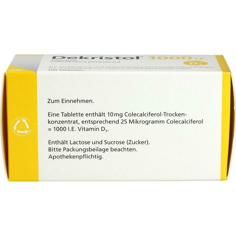 DEKRISTOL 1.000 I.E. Tabletten