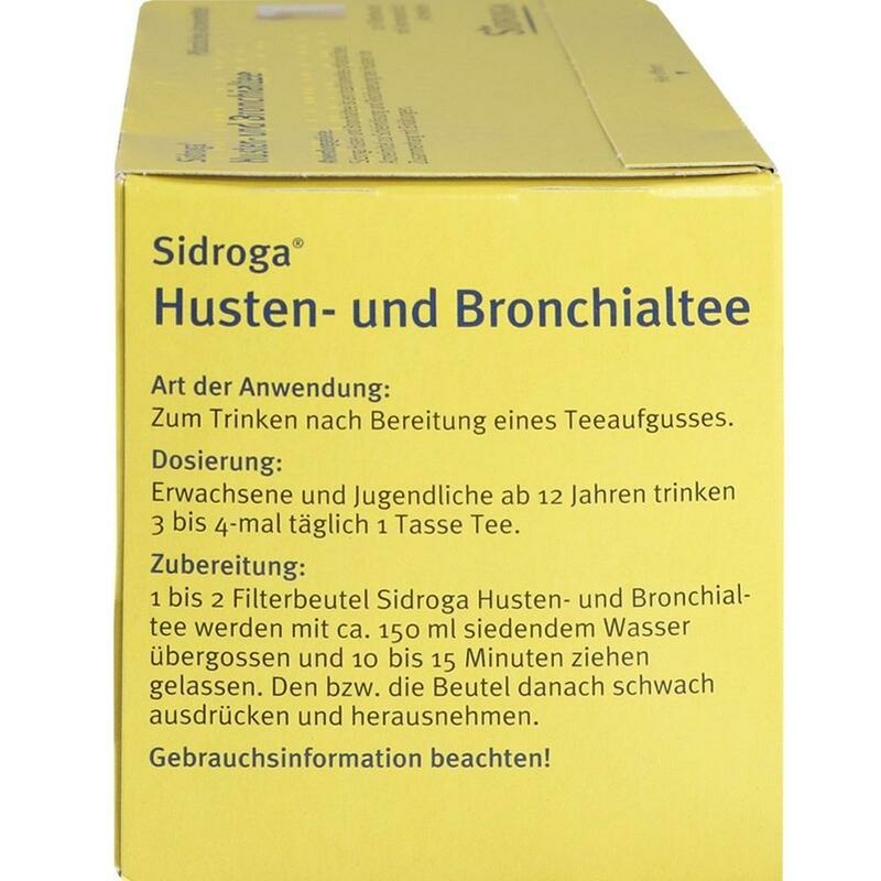 SIDROGA Husten- und Bronchialtee Filterbeutel