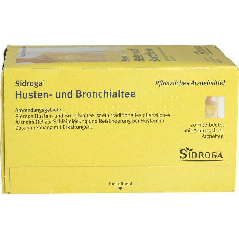 SIDROGA Husten- und Bronchialtee Filterbeutel