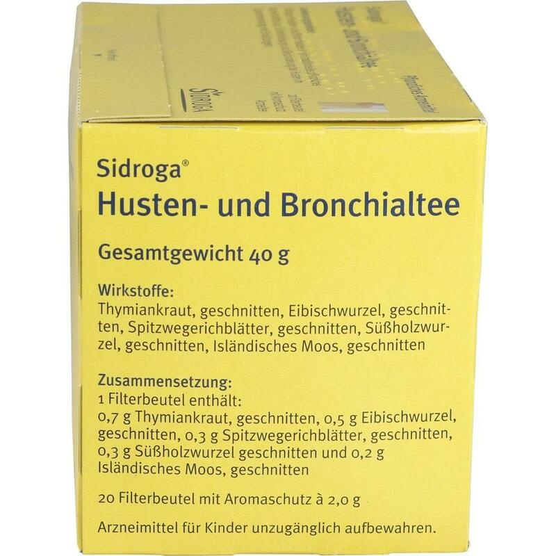 SIDROGA Husten- und Bronchialtee Filterbeutel