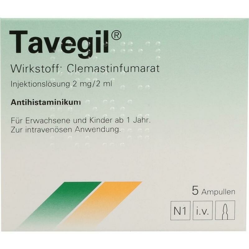 TAVEGIL Injektionslösung 2 mg/2 ml Ampullen