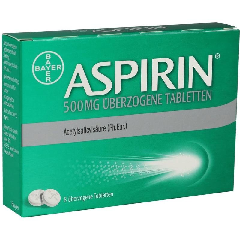ASPIRIN 500 mg überzogene Tabletten
