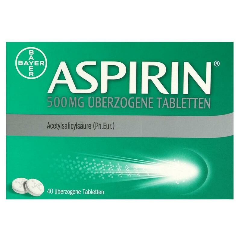 ASPIRIN 500 mg überzogene Tabletten