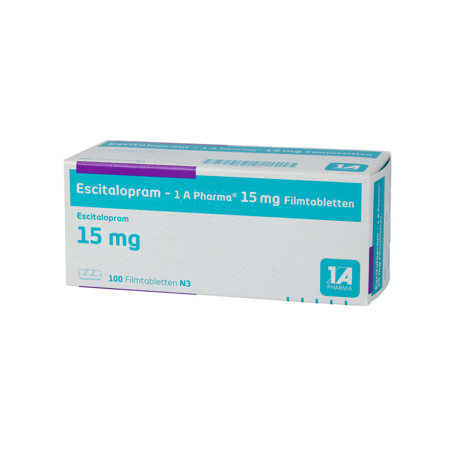 ESCITALOPRAM-1A Pharma 15 mg Filmtabletten