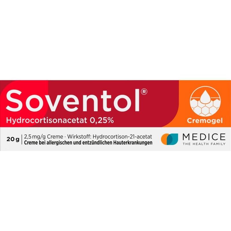 SOVENTOL Hydrocortisonacetat 0,25% Creme