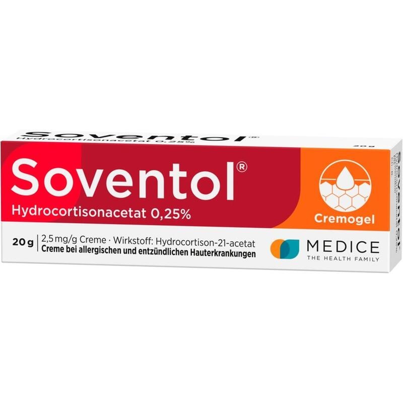 SOVENTOL Hydrocortisonacetat 0,25% Creme