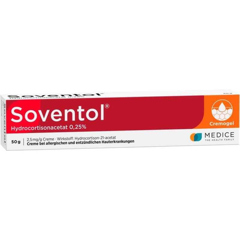 SOVENTOL Hydrocortisonacetat 0,25% Creme