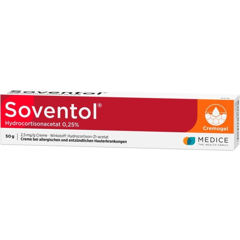 SOVENTOL Hydrocortisonacetat 0,25% Creme