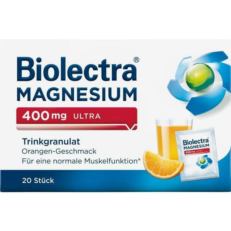 BIOLECTRA Magnesium 400 mg ultra Trinkgran.Orange