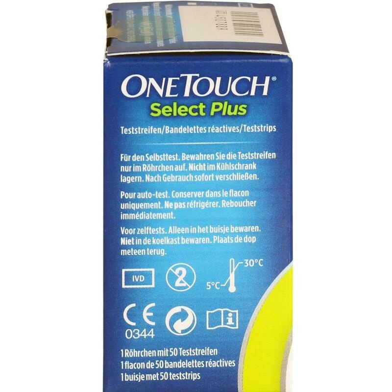 ONE TOUCH Select Plus Blutzucker Teststreifen