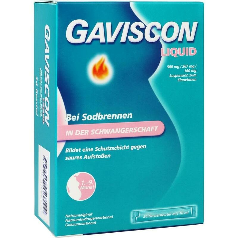 GAVISCON Liquid 500 mg/267 mg/160 mg Susp.z.Einn.