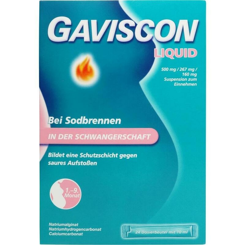 GAVISCON Liquid 500 mg/267 mg/160 mg Susp.z.Einn.