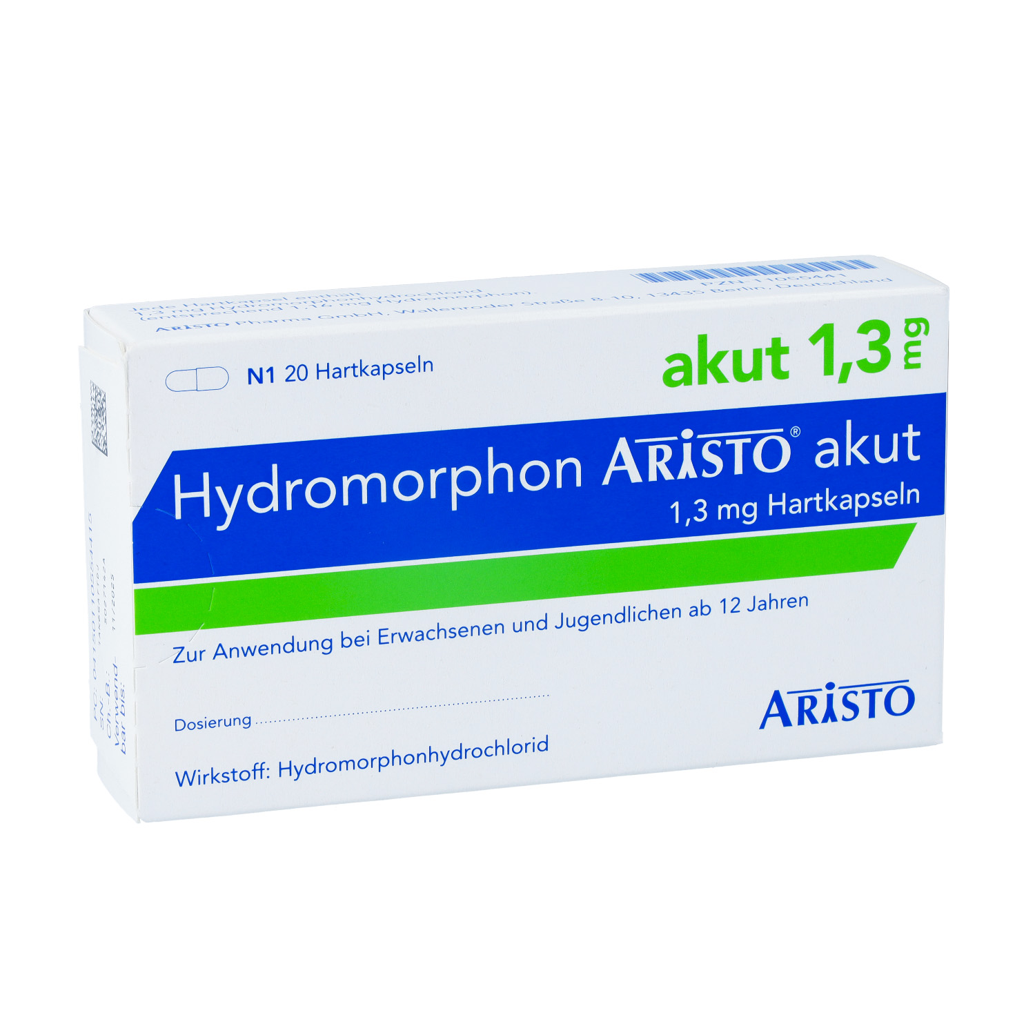 HYDROMORPHON Aristo akut 1,3 mg Hartkapseln