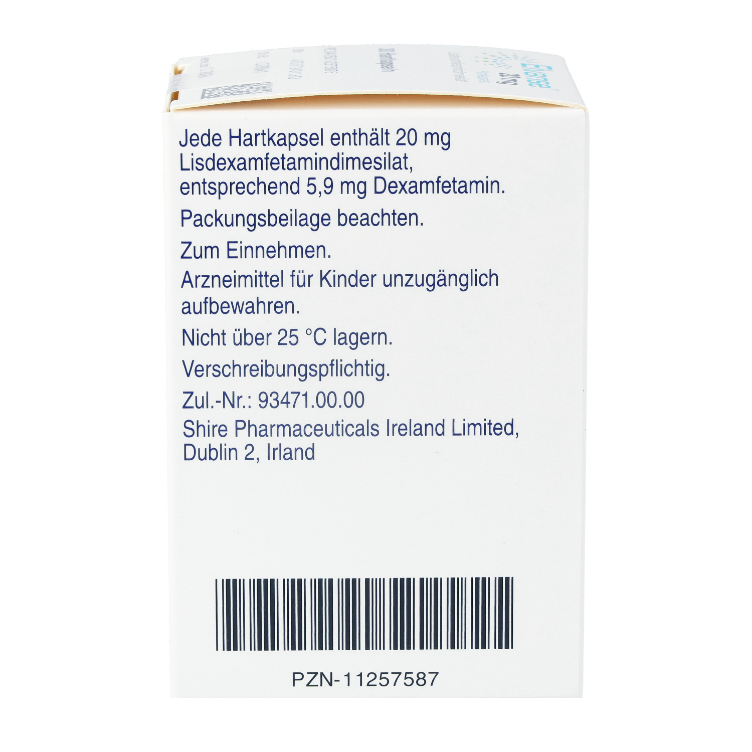 ELVANSE 20 mg Hartkapseln