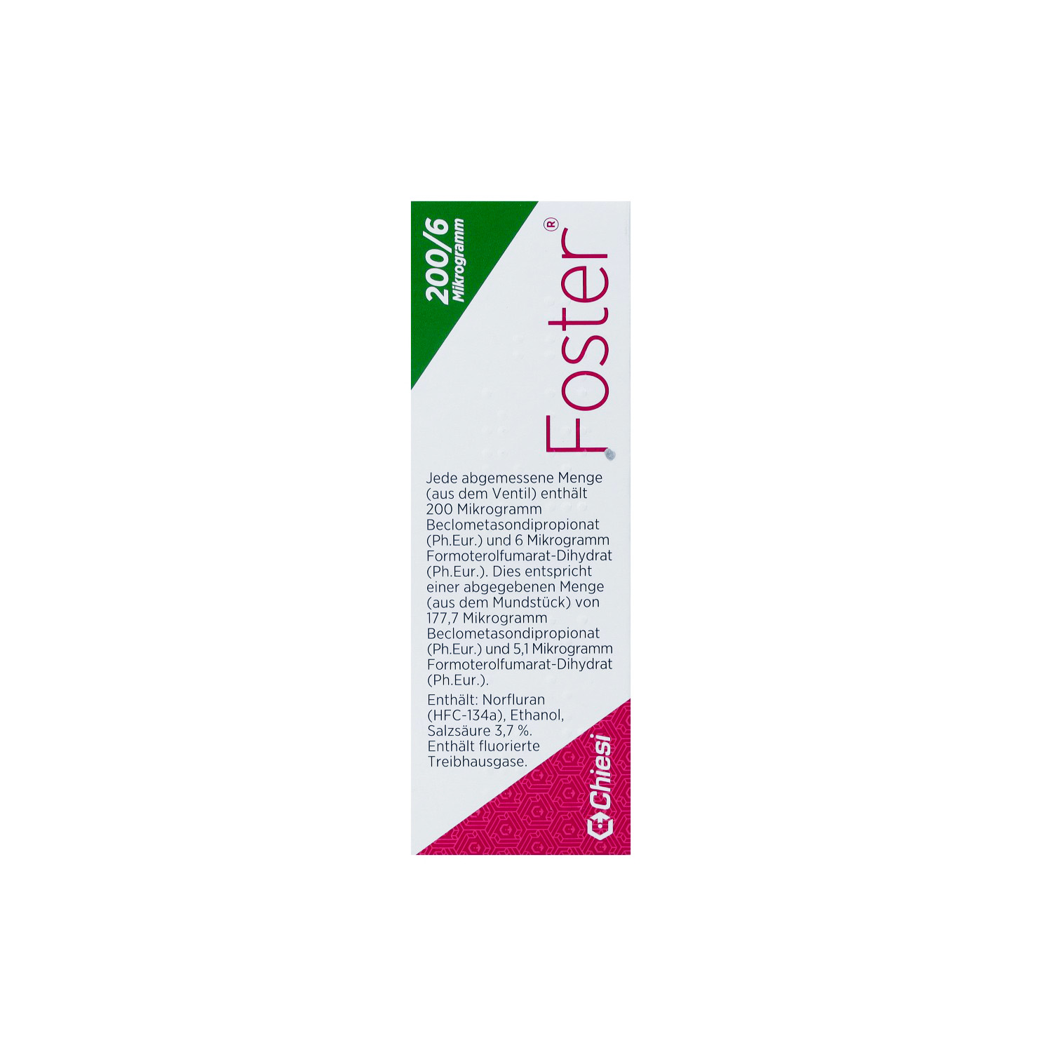 FOSTER 200/6 μg 120 Hub Dosieraerosol