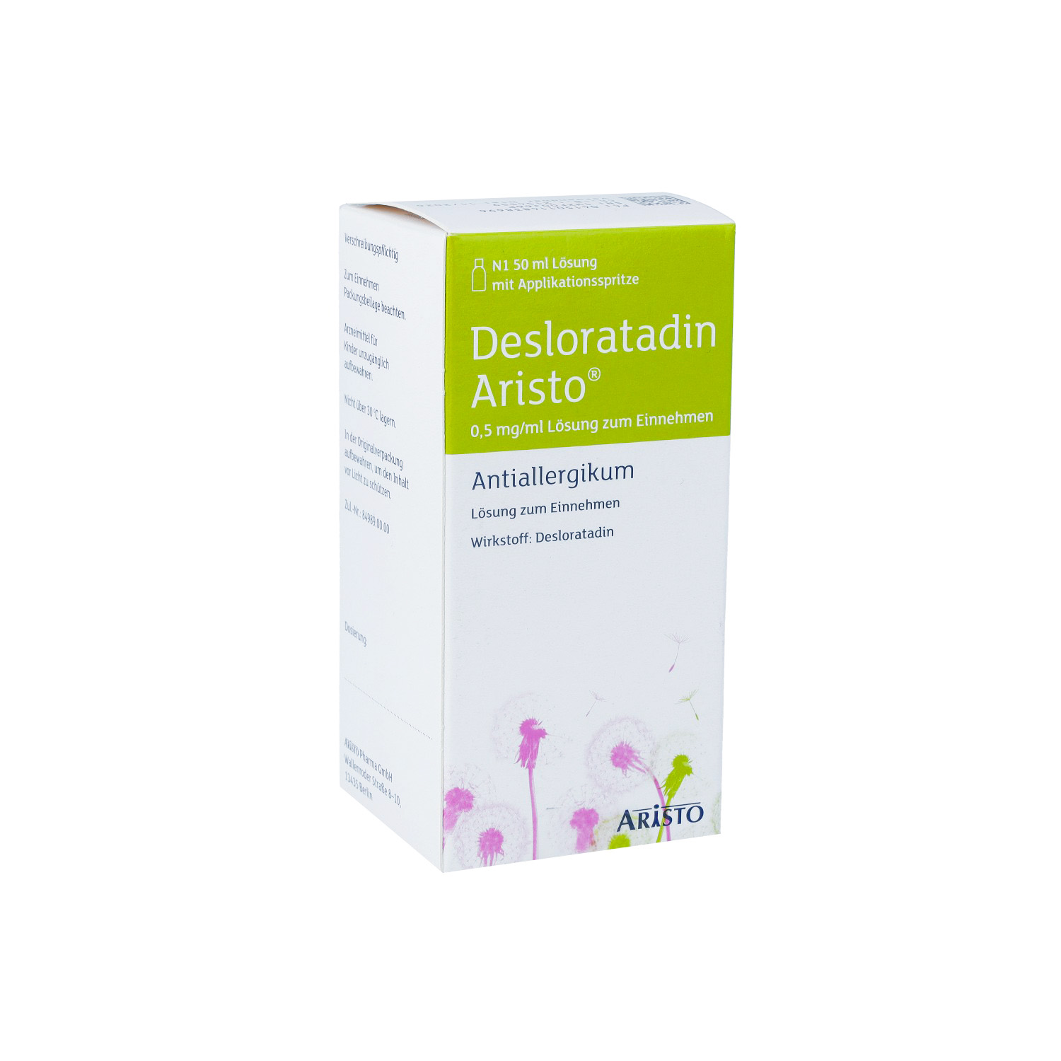 DESLORATADIN Aristo 0,5 mg/ml Lösung zum Einn.