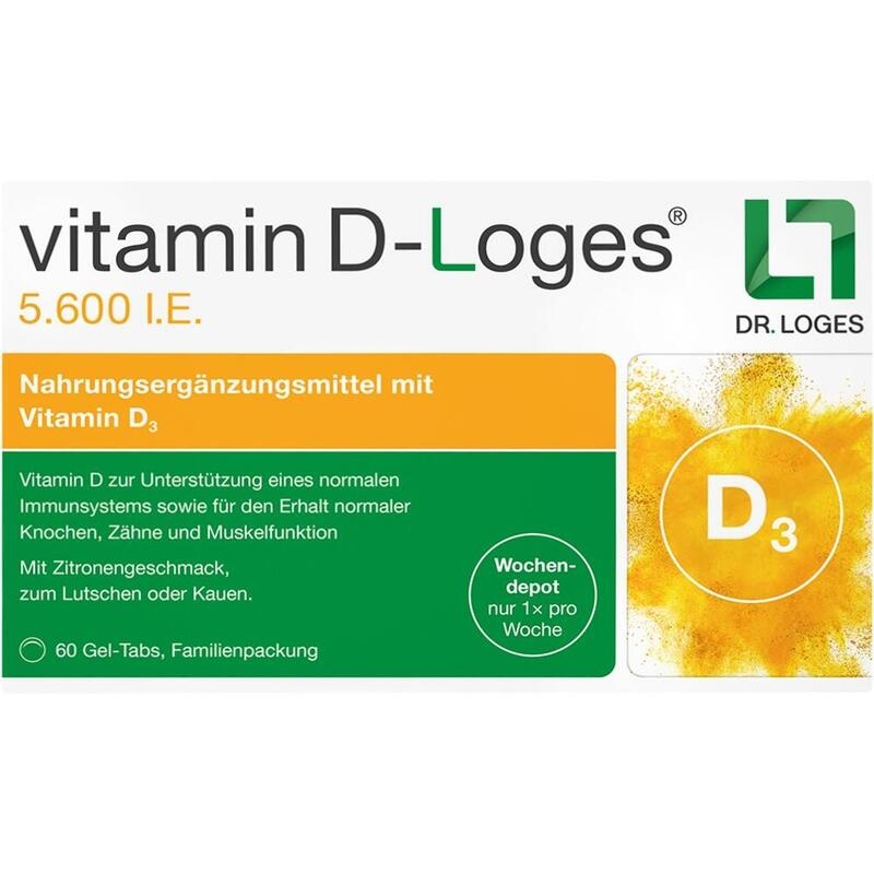 VITAMIN D-LOGES 5.600 I.E. Wo.Depot Kautabl.Fam.Pa