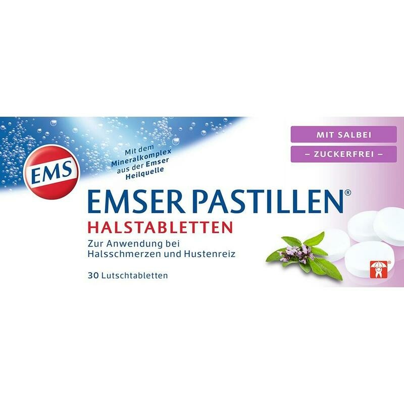 EMSER Pastillen mit Salbei zuckerfrei