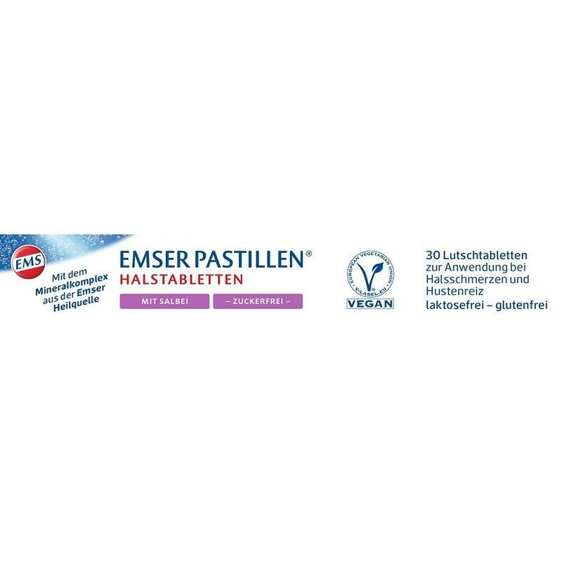 EMSER Pastillen mit Salbei zuckerfrei