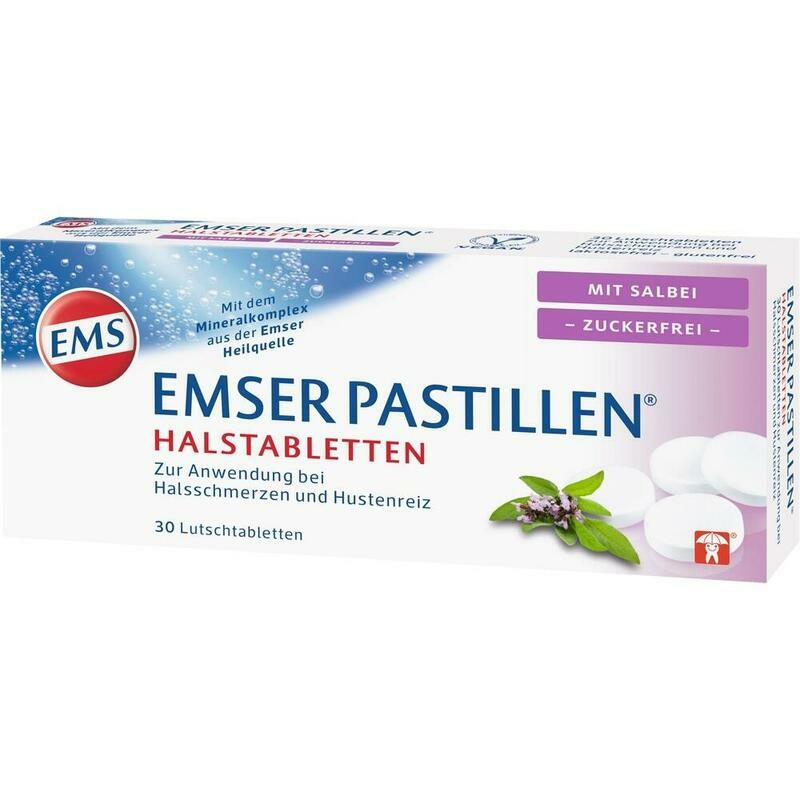 EMSER Pastillen mit Salbei zuckerfrei