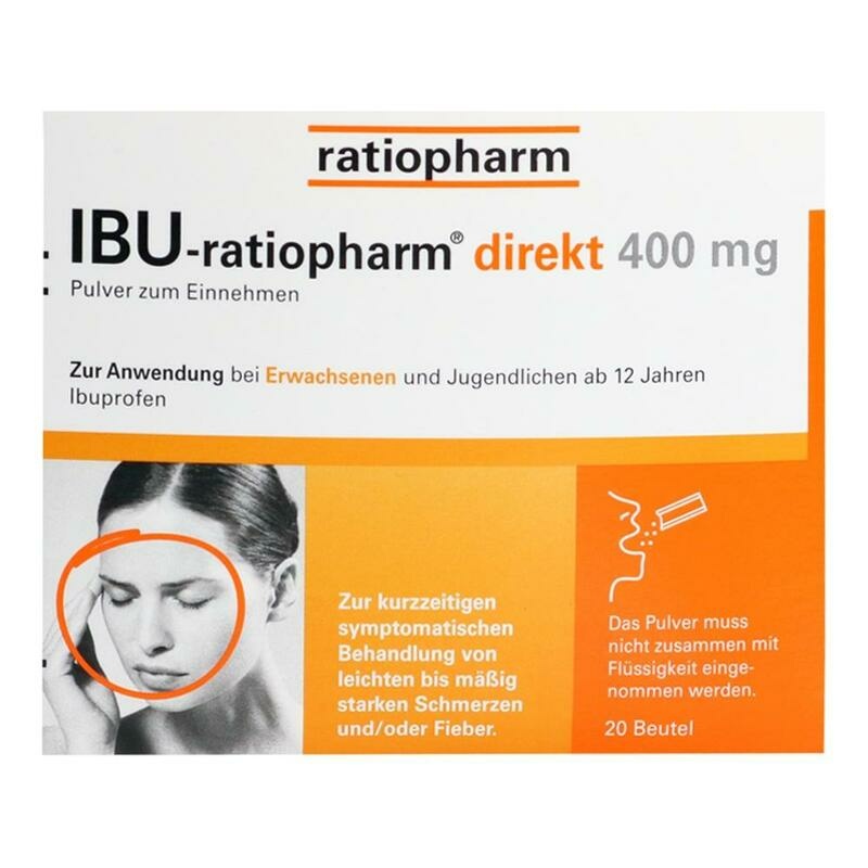 IBU-RATIOPHARM direkt 400 mg Pulver zum Einnehmen