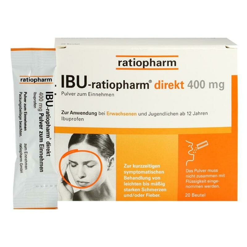 IBU-RATIOPHARM direkt 400 mg Pulver zum Einnehmen