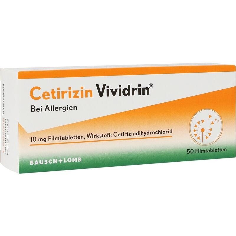 CETIRIZIN Vividrin 10 mg Filmtabletten