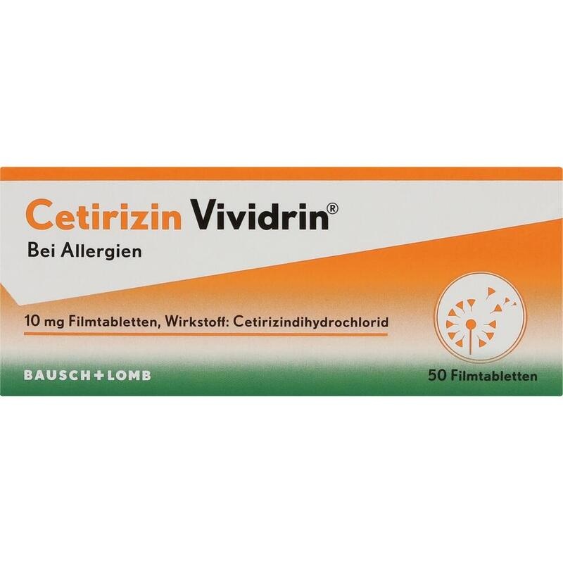 CETIRIZIN Vividrin 10 mg Filmtabletten
