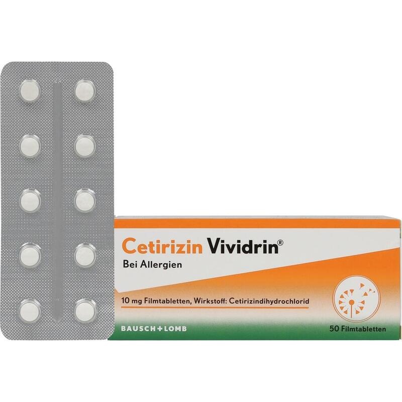 CETIRIZIN Vividrin 10 mg Filmtabletten